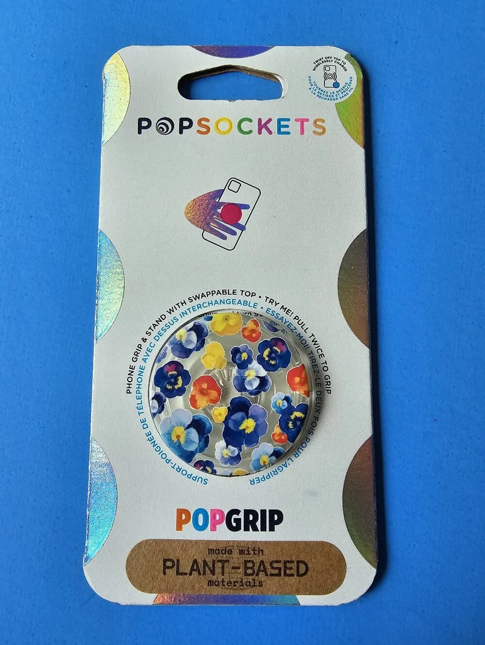Popsocket - Plant-Based Pansy Raid Translucent